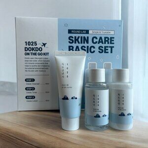 Round Lab 1025 Dokdo On the Go Kit Cleanser Toner Lotion 40ml + 50ml + 50 ml